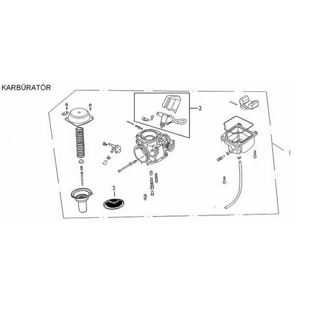 ASYA ECO100 (100-ECO) KARBURATOR #AS100T-EC E1201